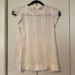 Loft Flutter Sleeve Top